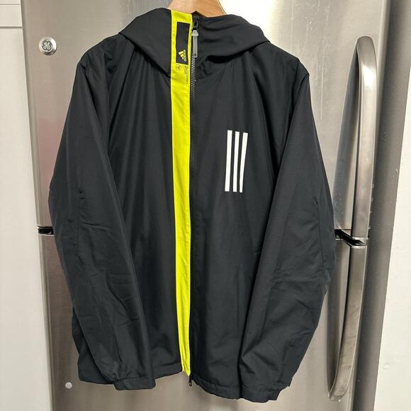 Adidas Men's WND PrimeBlue Windbreaker Warm Coach Jacket | Med - Picture 2 of 5